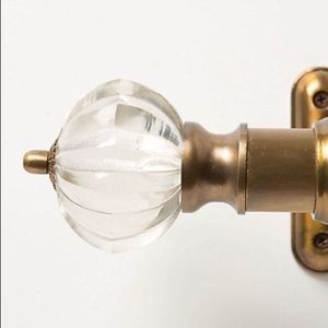 NWOT Anthropologie Glass Melon Finials
